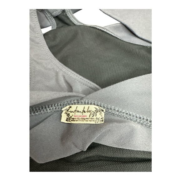 Free People Charcoal Strappy Bodysuit - Picture 6 of 7